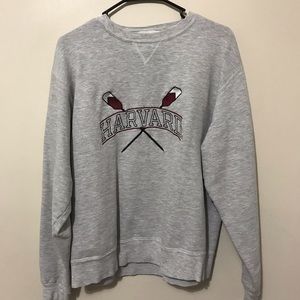 Size L Vintage Champion Harvard Sweatshirt Gray